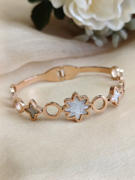 Star White Stainless Steel Bracelet