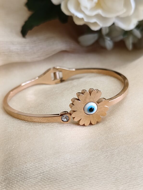 Cute Evil Eye Stainless Steel Bracelet