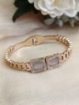 Dual White Stone Bracelet