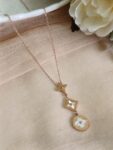 White Three Layer Pendant Chain