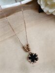 Black Double Layer Pendant Chain