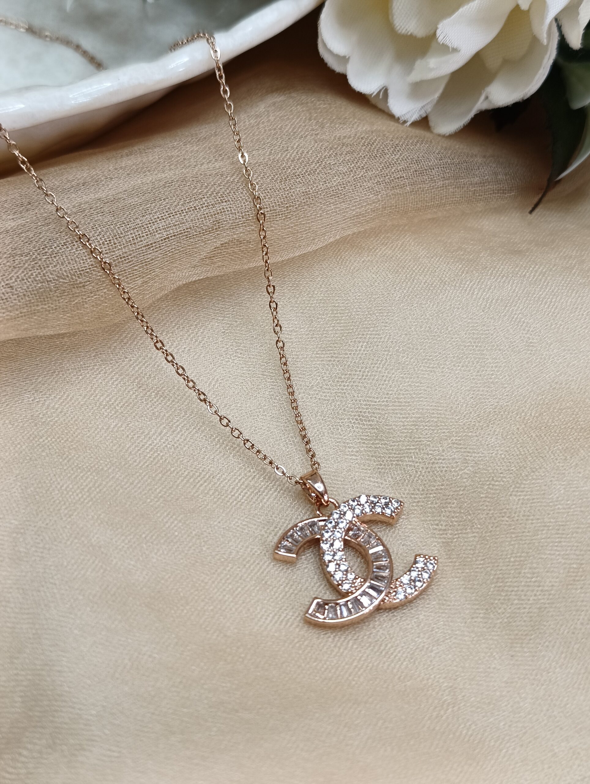 Cute Stone Pendant Chain